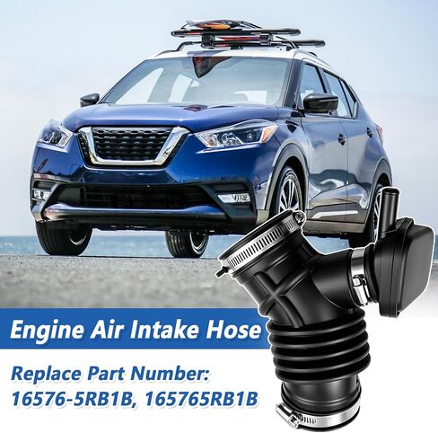 Engine Air Intake Hose Fit for Nissan Kicks 2018-2019 Replace 16576-5RB1B 165765RB1B in Saudi Arabia
