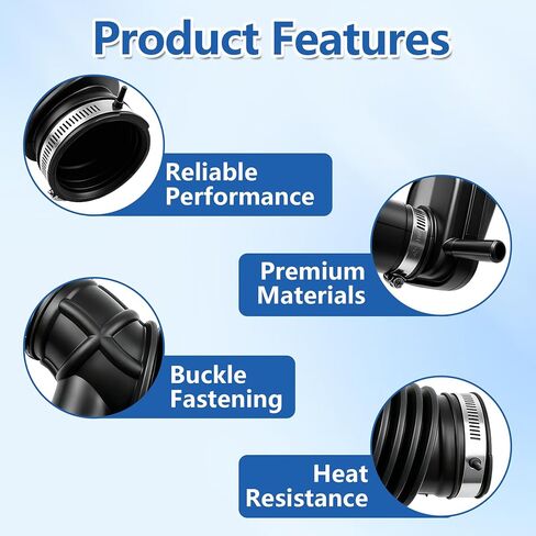 Engine Air Intake Hose Fit for Nissan Kicks 2018-2019 Replace 16576-5RB1B 165765RB1B in Saudi Arabia