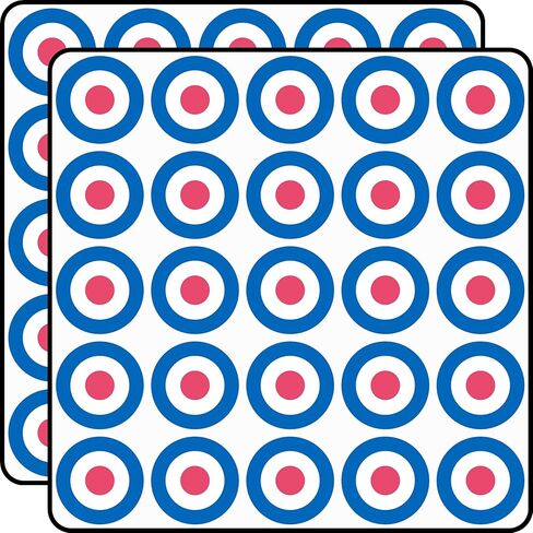 Classic RAF British Roundel Mod Target Royal Air Force UK Military Aviation 50pcs 1" Vinyl Sticker Pack in Kuwait