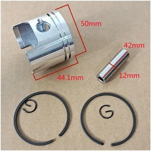 Piston Ring Pin Circlip Kit compatible with EC08 EC208 EC12 1E50FW Engine Replacement Parts in Kuwait