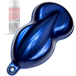 DipYourCar Deep Sea Blue Dip Pearl Aerosol Spray - Peelable Automotive Paint for Wheels, Emblems, Mirror Caps & Trim - DIY Car Customization, Pearlescent Finish in Saudi Arabia