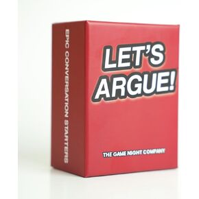 Party Cards Lets Argue Card Game for Adults - Conversation Cards for Friends, Bachelorette Party Favors, Birthday Gift, and Game Night Fun, Prompts that Start Debates and End Friendships in Saudi Arabia