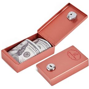 Metal Box for Gambler - Winners Bank Portable Safe Casino Money Pocket Sized Cash Box with Key Go Home Money in Saudi Arabia