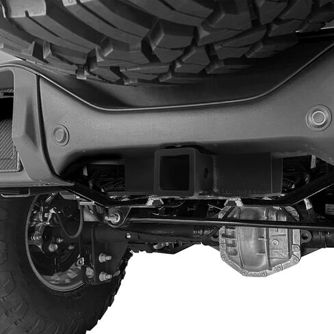 وصلة وصلة مقطورة ETOSHA Bronco مقاس 2 بوصة لسيارة Ford Bronco 2 باب 4 أبواب 2021 2022 2023، الفئة الثالثة شديدة التحمل ممتص الصدمات الخلفي وصلة سحب المقطورة 2 بوصة ملحقات وصلة مقطورة برونكو in Kuwait
