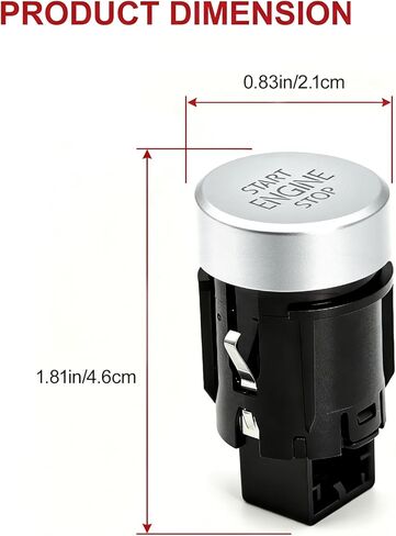 Ignition Starter Switch Compatible with Volkswagen VW Tiguan 2009 2010 2011 2012 2013 2014 2015 2016 2017 2018, Start Stop One-Button Switch Replaces 561959839 56D959839A in Saudi Arabia