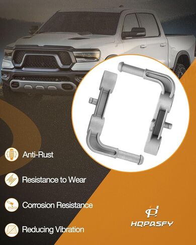 Exhaust Bracket Muffler Support Compatible with Ram 1500 3.0L 5.7L 6.2L 2019-2025, Rear Left and Right Silencer Rubber Isolator Hanger Assembly Replace 68275662AB 68395841AA in Kuwait