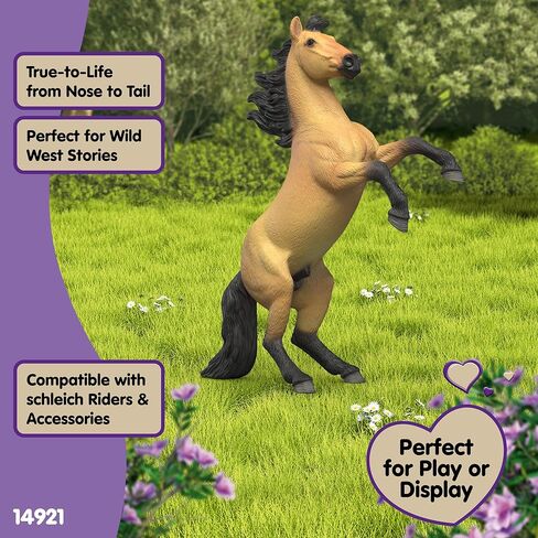 Schleich Horse Club - Mustang Stallion Figurine - Realistic Horse Toys - Equestrian Imaginative Play for Girls and Boys - Kids Ages 5+ | 14921 in Kuwait