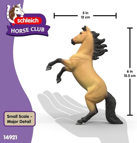 Schleich Horse Club - Mustang Stallion Figurine - Realistic Horse Toys - Equestrian Imaginative Play for Girls and Boys - Kids Ages 5+ | 14921 in Kuwait