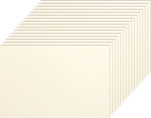 Silunkia 80 Sheets Cream Cardstock 5 x 7 Ivoey Paper, 250gsm/92lb Heavyweight Off White Card Stock Crafting Paper for DIY Cards Making, Anniversary, Wedding Invitations, Notecards, Drawing in Kuwait
