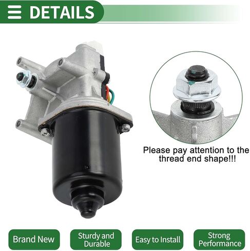 Motoforti Car Front Windscreen Windshield Wiper Motor Replacement for Dodge for Raider 1987-1989 for Mitsubishi Montero 1983-1991 No.MB249196 4 Pin in Kuwait