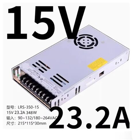 1 قطعة LRS-350 350 واط إخراج واحد تحويل التيار الكهربائي 3.3 فولت 4.2 فولت 5 فولت 12 فولت 15 فولت 24 فولت 36 فولت 48 فولت (LRS-350-36V 9.7A) in Saudi Arabia