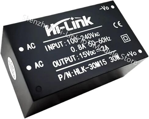 AC-DC 30W HLK-30M15 220V إلى 15V حجم محول وحدة الطاقة قابل للتعديل in Kuwait