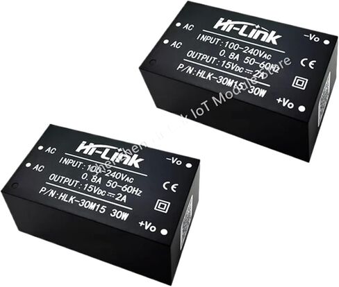 AC-DC 30W HLK-30M15 220V إلى 15V حجم محول وحدة الطاقة قابل للتعديل in Kuwait