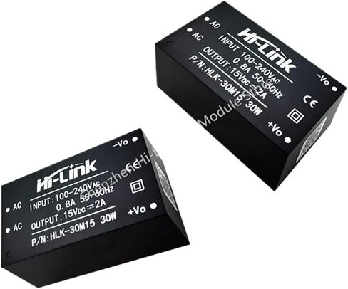 AC-DC 30W HLK-30M15 220V إلى 15V حجم محول وحدة الطاقة قابل للتعديل in Kuwait