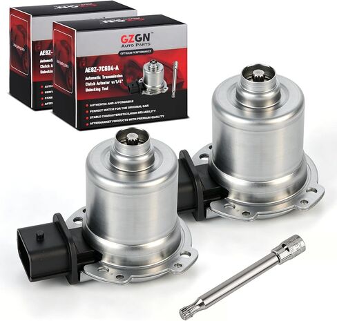 2 قطعة AE8Z-7C604-A مشغل ناقل الحركة الأوتوماتيكي A/B لـ 2012-2018 Ford Focus SE SEL & 2011-2019 Ford Fiesta، DPS6 6DCT250 محرك تحويل القابض المزدوج مع أداة فتح 1/4 بوصة AE8Z7C604A in Kuwait