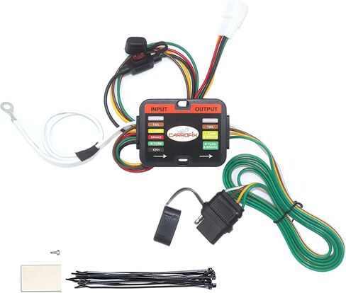 وصلة أسلاك وصلة مقطورة مسطحة بأربعة اتجاهات لسيارة Toyota Sienna 2021-2026، مطلوب حزمة سحب المصنع، التوصيل والرصاص، توصيل T-Connector in Kuwait