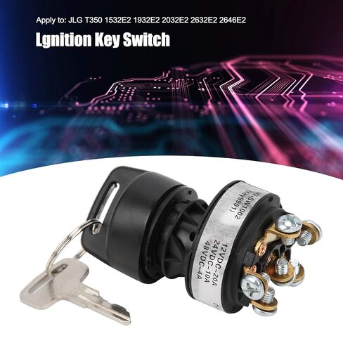 مفتاح الإشعال 3 أوضاع للبناء النحاسي عالي الأداء مفتاح الإشعال لـ JLG T350 1532E2 1932E2 2032E2 2632E2 2646E2 استبدال الأجزاء مع ABS Hous in Kuwait