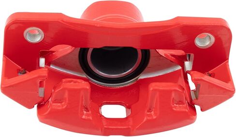 TRQ Front Brake Caliper Set Painted Red Brackets Compatible with 1990-2000 Honda Civic 1993-1997 Civic del Sol 1990-1991 CRX in Kuwait
