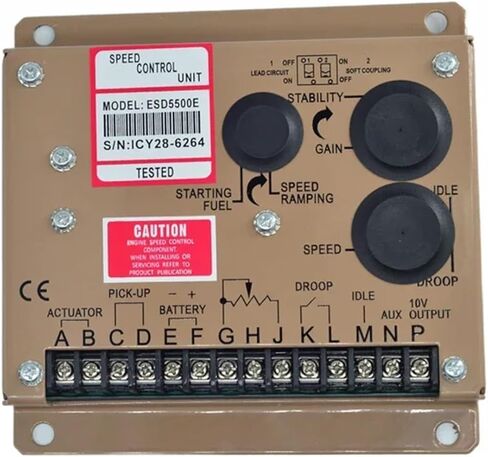 محافظ وحدة التحكم في سرعة المحرك الإلكتروني ESD5500E ESD5500 مولدات أجزاء المولد منظم جهد المولد (3034572) in Kuwait