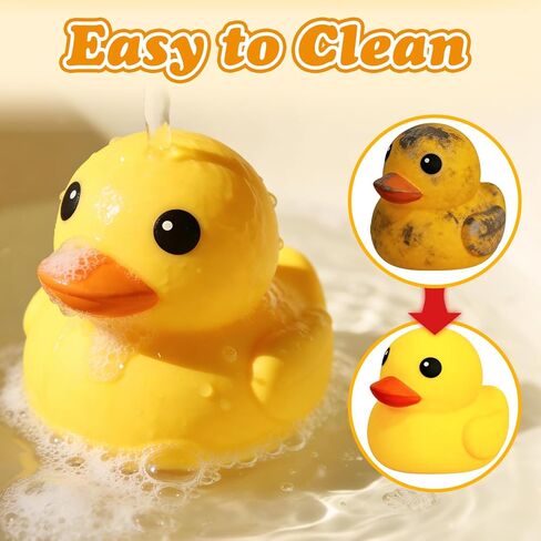 Duck Squishy Squeeze Toy, Cute Yellow Duck Giant Squishy Toys, Soft Rubber Stress Relief Toy for Kids & Adults, Dough Stress Ball Sensory Fidget Toys for Party Favors Goodie Bag Fillers Birthday Gifts in Saudi Arabia