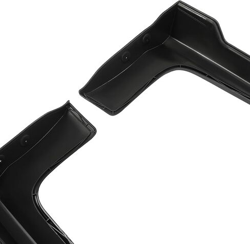 مناسبة للتنانير الجانبية السوداء لـ 2006-2011 Honda Civic Coupe 2-Door - واقي الألواح الهزازة ومجموعة تمديد الجسم الجانبية (زوج) in Kuwait