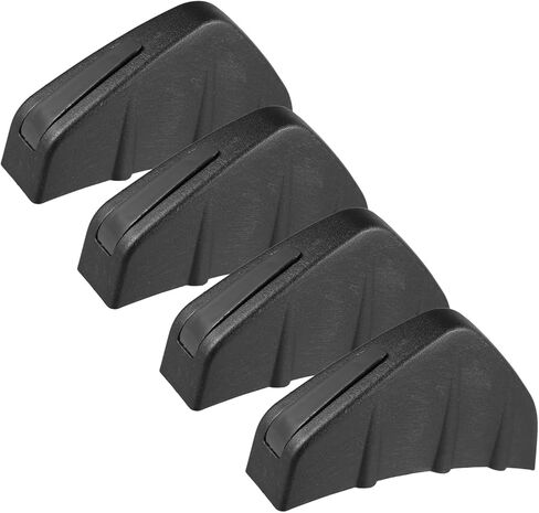 4pcs Matte Balck Universal Car Rear Lower Bumper Splitter Lip Wing Diffuser Shark Fin Spoiler Universal with Screw for Car SUV Durable Material in Kuwait