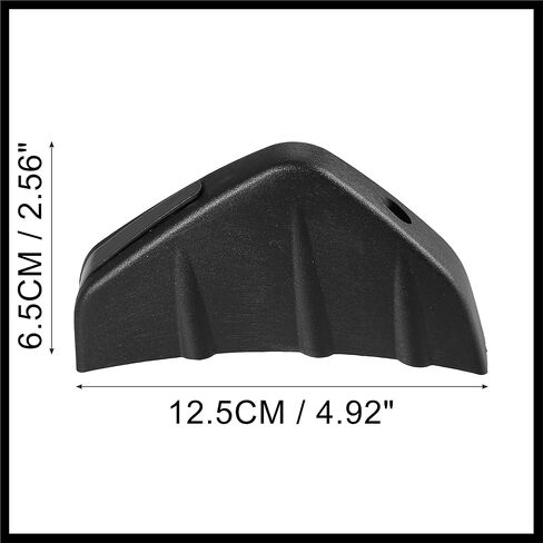 4pcs Matte Balck Universal Car Rear Lower Bumper Splitter Lip Wing Diffuser Shark Fin Spoiler Universal with Screw for Car SUV Durable Material in Kuwait