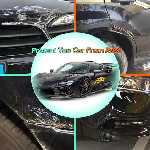 Black Touch Up Paint for Cars, 2-in-1 Car Scratch Repair Pen with Brush & Tip, Color Accurate Automotive Paint Pen, Quick Dry Waterproof Scratch Remover for Chips & Scuffs, 0.68 fl oz in Saudi Arabia