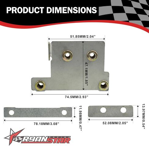 RYANSTAR RACING Front Radar Sensor Anti-Theft Shield Compatible with 2023–2026 Honda Accord CR-V Pilot Stainless Steel Radar Guard Cover Protection in Kuwait