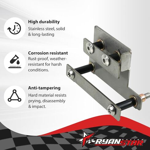 RYANSTAR RACING Front Radar Sensor Anti-Theft Shield Compatible with 2023–2026 Honda Accord CR-V Pilot Stainless Steel Radar Guard Cover Protection in Kuwait