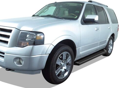 نمط لوحات الجري Tuxtreme باللون الأسود متوافق مع Ford Expedition 1997-2017 (باستثناء طراز EL) (غير مناسب لإصدار Funkmaster Flex) (قضبان Nerf الجانبية والخطوات الجانبية) in Kuwait