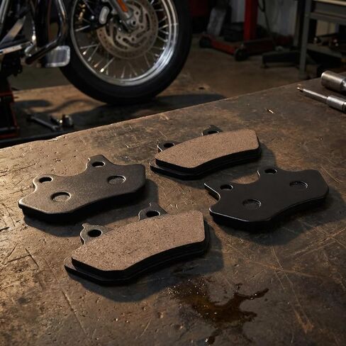 Front & Rear Brake Pads for Harley Davidson Heritage Softail, FLSTCI FLSTC Heritage Classic Fat Boy Dyna Electra Glide/Sportster XLH883R/FXST Softail Standard/FXSTB Night Train in Saudi Arabia