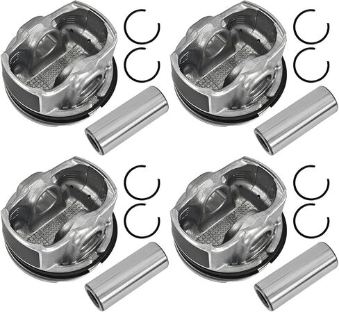مجموعة مكبس وحلقة STD، 23041-2BAC0 23410-2BCA0 استبدال حلقات مكابس المحرك المتوافقة مع Hyundai Elantra/مع Kia Soul Forte 1.6T G4FJ 2014-2020 in Kuwait