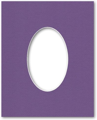 8x10 Matting for 4x6 Oval Photograph or Artwork 4-Ply Bevel Cut Acid Free Matboard for Picture framing (Cloud White) in Kuwait