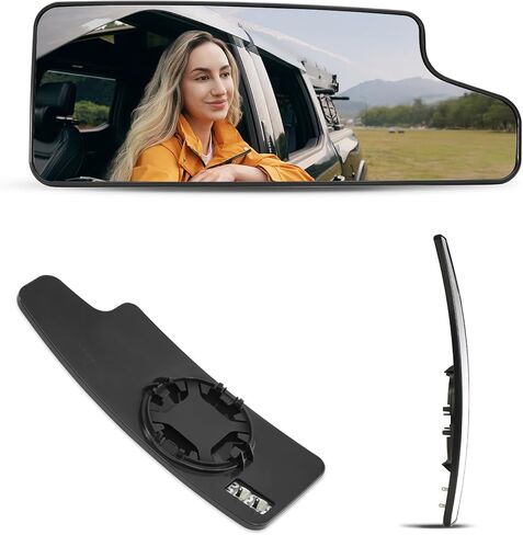 Compatible with 2020 2021 Chevrolet Chevy Silverado 1500 2500 3500 HD, GMC Sierra 1500 2500HD 3500HD Driver Side Mirror, Lower Left Side Convex Mirror Glass, Power Heated in Kuwait