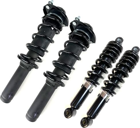 DTA Full Set of 4 Suspension Components – 2 Front Struts + 2 Rear Shock Absorbers – Compatible with Kawasaki Mule 600 610 4x4 & Mule SX 4x4 2005-2025 (Excludes XC) – OEM Replacement in Kuwait