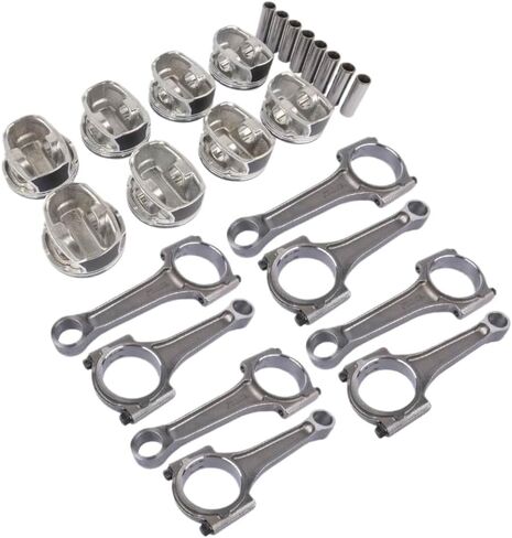 Pistons Connecting Rods Set 53021538AD Compatible With Charger 300 Cherokee 5.7L 2009 2010 2011 2012 2013 2014 in Saudi Arabia