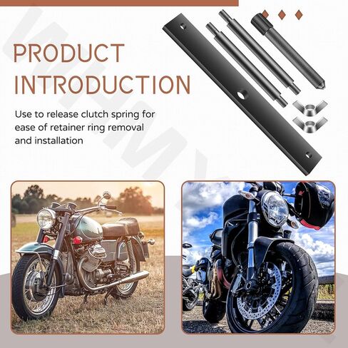 أداة ضاغط محور القابض 97178-71 متوافقة مع دراجات نارية Harley XL Sportster D1 1971-1984، تحل محل 496104 49-6104 DS-196059 in Kuwait