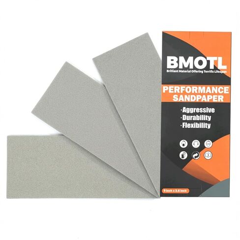 Performance Foam Sandpaper Sheets: 9 x 3.6 Inch 3Pcs, 2000 3000 5000 Assorted High Grit, Wet & Dry Use for Automotive Clear Coat Repair, Ultra Fine Sand Paper for Headlight Restoration in Saudi Arabia