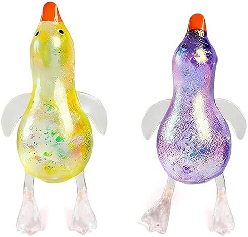 Cute Duck Squishy Sugar Stress Ball,Soft Duck Stress Relief Slow Rise Relaxing Sensory Fidget Toy for Anxiety Relief, Suitable for Adult use in Offices and Homes(Purple) in Kuwait