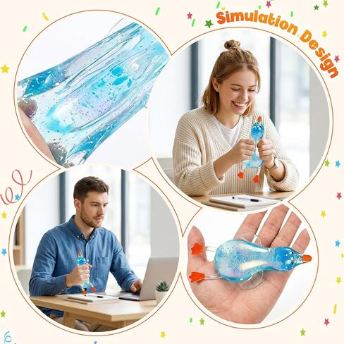 Cute Duck Squishy Sugar Stress Ball,Soft Duck Stress Relief Slow Rise Relaxing Sensory Fidget Toy for Anxiety Relief, Suitable for Adult use in Offices and Homes(Purple) in Kuwait