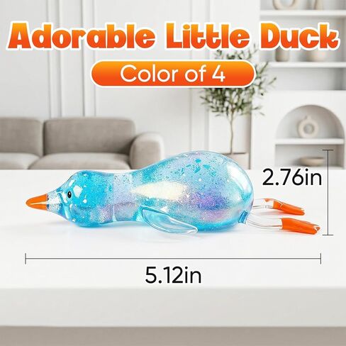 Cute Duck Squishy Sugar Stress Ball,Soft Duck Stress Relief Slow Rise Relaxing Sensory Fidget Toy for Anxiety Relief, Suitable for Adult use in Offices and Homes(Purple) in Kuwait