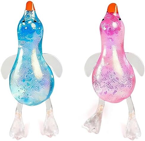 Cute Duck Squishy Sugar Stress Ball,Soft Duck Stress Relief Slow Rise Relaxing Sensory Fidget Toy for Anxiety Relief, Suitable for Adult use in Offices and Homes(Purple) in Kuwait