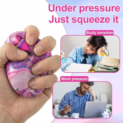 Cubed Soft and Squishy Ice Cubes, Slow-Rebound Stress Relief Toy, Sensory Stress Relief Squeeze Toy, Soft and Bouncy Toy with an Amazing Texture in Saudi Arabia