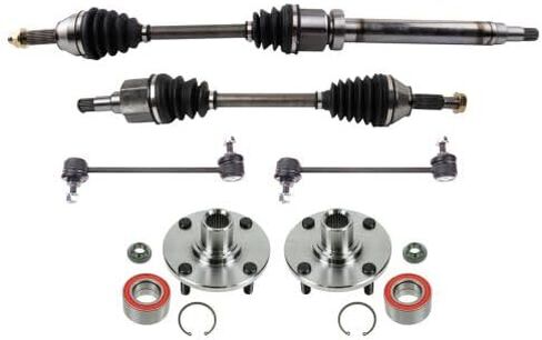 Replacement Front Drivetrain Kit fits Ford Focus 2000-2003 (L4 2.0L SOHC, 5-Speed Manual, IB5) in Kuwait