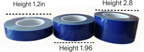 1 roll of durable PE blue adhesive film for wheel hub protection, easy to install with strong adhesion to prevent wear and enhance the protection of vehicle wheels (1.97 inches wide * 656.2 feet long) in Saudi Arabia
