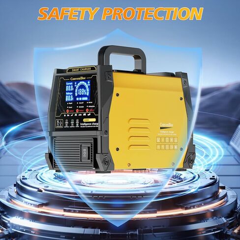 12V 24V Car Battery Charger Heavy Duty, 0-15A Automatic Battery Maintainer, 2026 Upgraded, Fast & Trickle Charge, Pulse Repair, for AGM Lead-Acid Deep Cycle, Car Truck Motorcycle RV Boat Lawn Mower in Kuwait