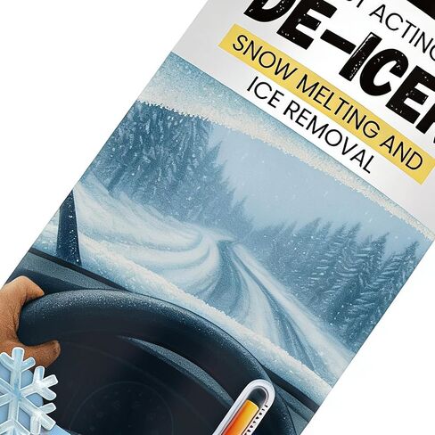 Windshield Deicer - 100ml Fast Acting Anti-Freeze Snow Melting - Snow Remover for Cars | for Winter Window Frost Refrigerator Freezer Outside Outdoor in Kuwait