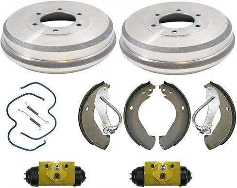 Rear Brake Drum Drums Shoes Spring Wheel Cylinder Replacement Parts For 2004 2005 2006 2007 2008 GMC Colorado in Kuwait
