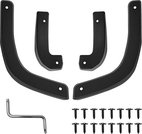 4 PCS Mud Flap Delete Kit for Chevy Silverado 2019-2026 - Sleek Mud Guard Replacement Accessories - Front and Rear No-Drilling Mudguards Set - Compatible with Chevrolet Silverado 1500 in Saudi Arabia